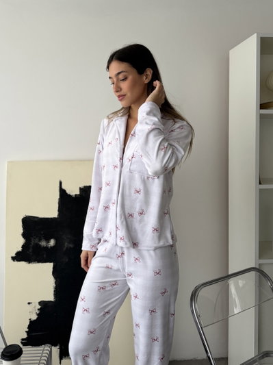 PREVENTA CONJUNTO CAMISERO PLUSH - MOÑOS - 