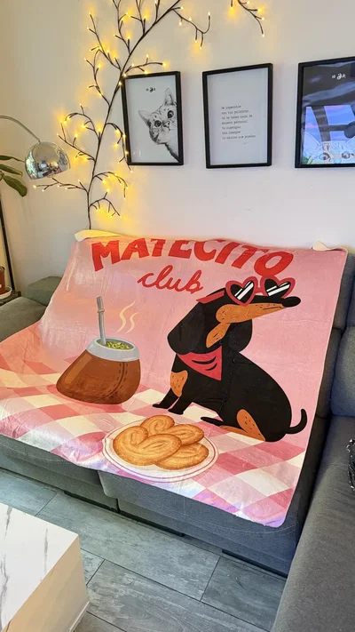 MANTA POLAR SOFT MATECITO CLUB