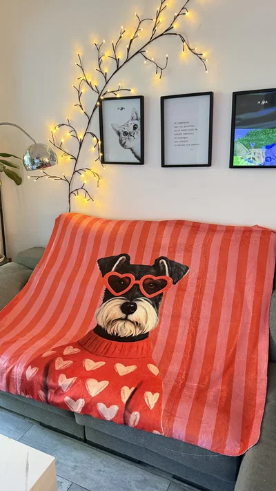 MANTA POLAR SOFT PERRITO GAFAS