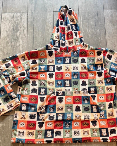 MAXI BUZO MANTA - ANIMALITOS -