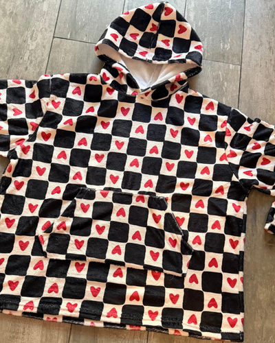 MAXI BUZO MANTA - CORAZONES  -