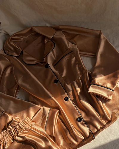 CAMISERO SATEN PREMIUM - DULCE DE LECHE -