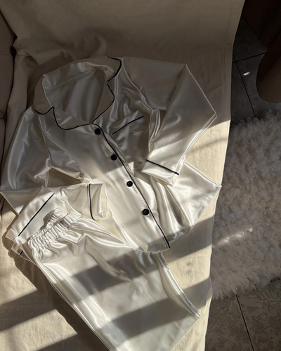 CAMISERO SATEN PREMIUM - BLANCO -