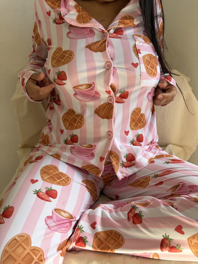 CAMISERO LARGO BREAKFAST- MANGA LARGA -