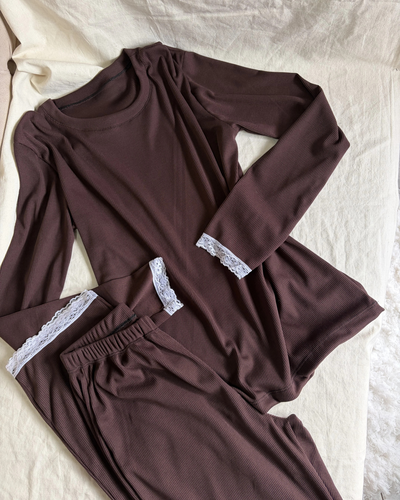 PIJAMA NUBE - CHOCOLATE -