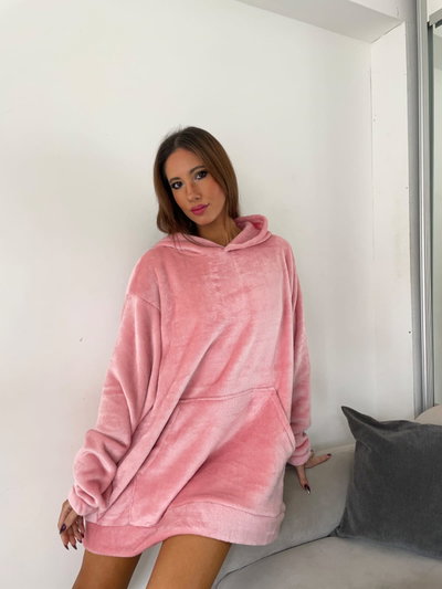 MAXI BUZO POLAR SOFT - ROSA -