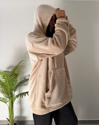 MAXI BUZO POLAR SOFT - BEIGE -