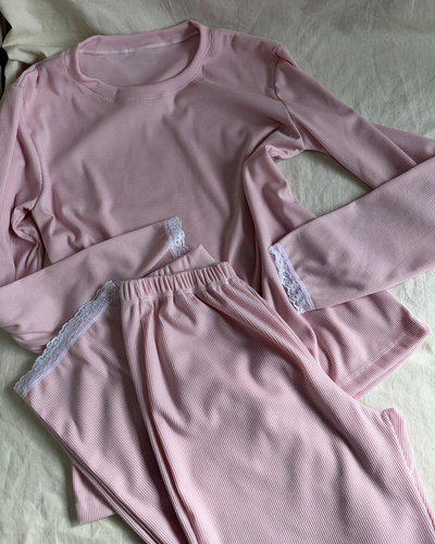 PIJAMA NUBE - ROSA BEBE -