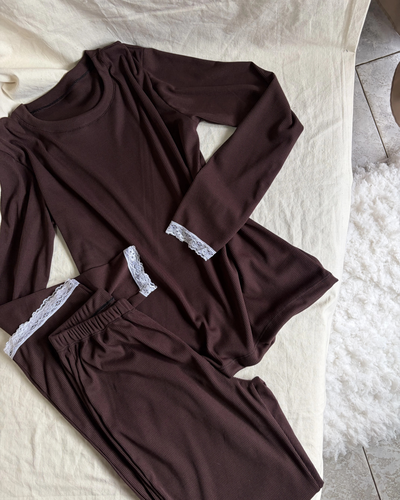 PIJAMA NUBE - CHOCOLATE -
