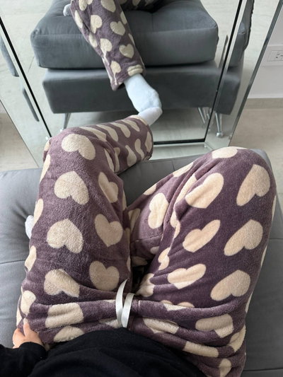 PANTALON POLAR SOFT CORAZONES