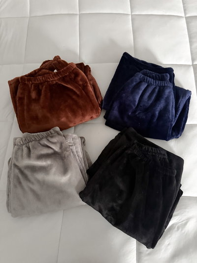PANTALON POLAR SOFT BAGGYS - CHOCOLATE -