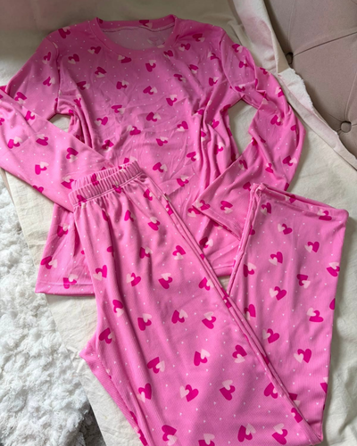 PIJAMA NUBE - CORAZONES  -