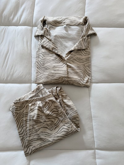 CAMISERO LARGO ACEBRADO - MANGA LARGA -