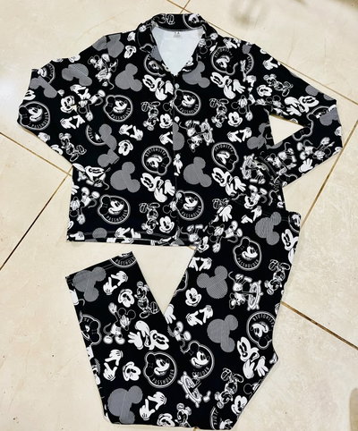 CONJUNTO CAMISERO ANIMADO DARLON - MICKEY NEGRO - 