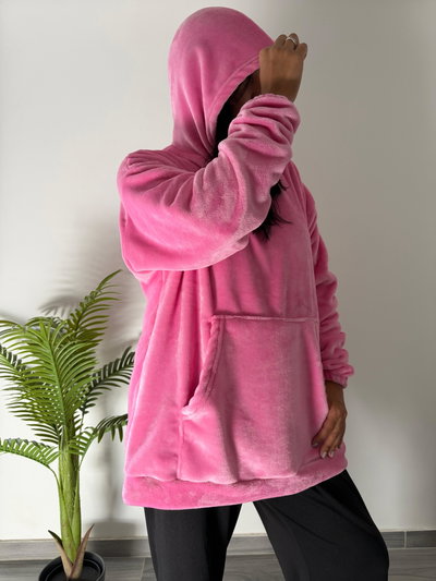 MAXI BUZO POLAR SOFT - ROSA -