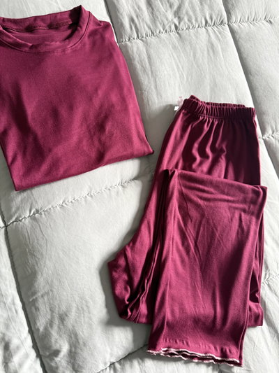 MODAL SOFT ROULETTE LISO - BORDO -  