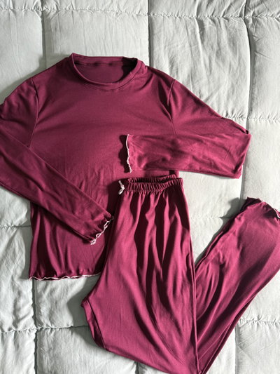 MODAL SOFT ROULETTE LISO - BORDO -  