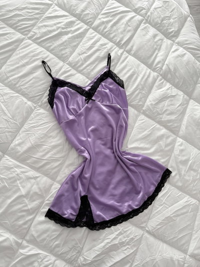 CAMISOLIN ACETATO LILA