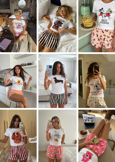 PACKS SURTIDOS PIJAMA CORTOS ANIMADOS ROULETTE