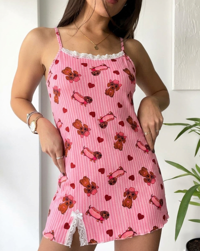 CAMISOLIN MORLEY SALCHICHA ROSA
