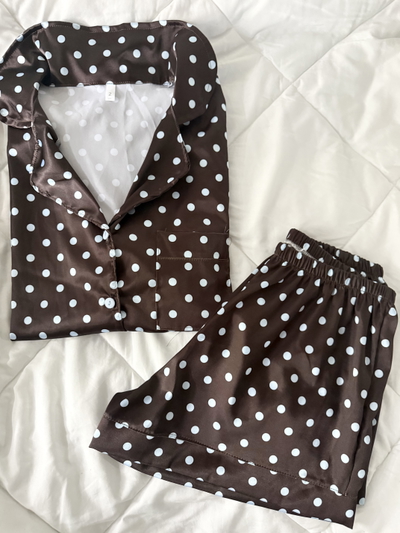 CAMISERO CORTO SATEN ESTAMPADO ALELI