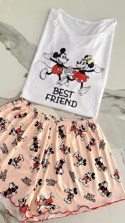 PIJAMA ANIMADO ROULETTE MICKEY Y MINNIE