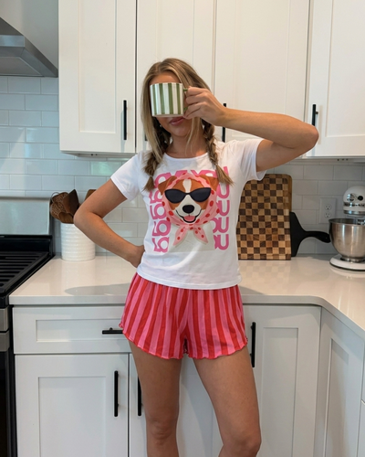 PIJAMA ANIMADO ROULETTE MALVA