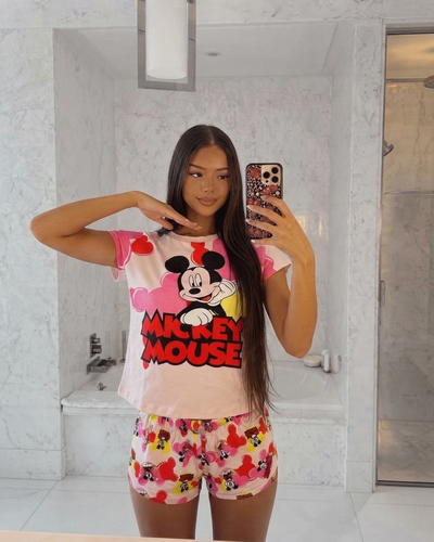 PIJAMA CORTO FULL PRINT - MICKEY -