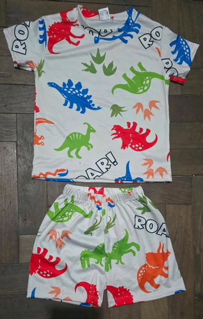 CORTO FULL PRINT KIDS - DINOSAURIOS  -