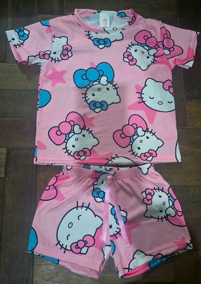 CORTO FULL PRINT KIDS - KITTY ROSA -