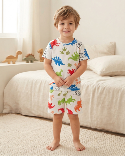 CORTO FULL PRINT KIDS - DINOSAURIOS  -