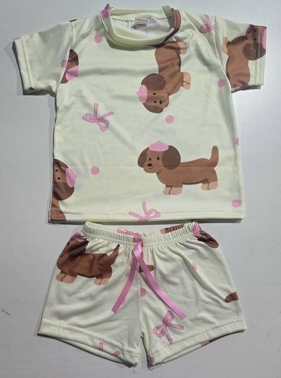 CORTO FULL PRINT KIDS - PERRO SALCHICHA -