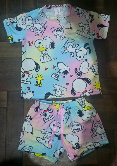 CORTO FULL PRINT KIDS - SNOOPY -
