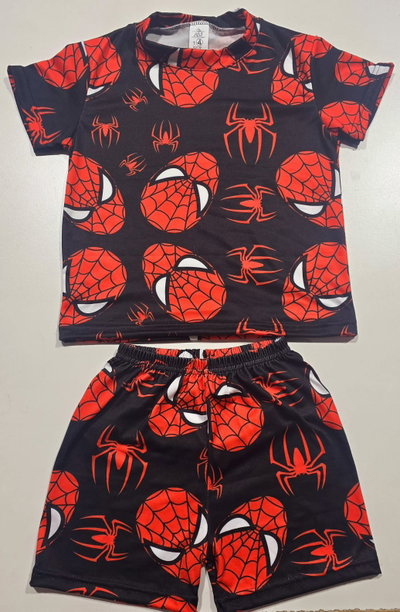 CORTO FULL PRINT KIDS - SPIDERMAN -