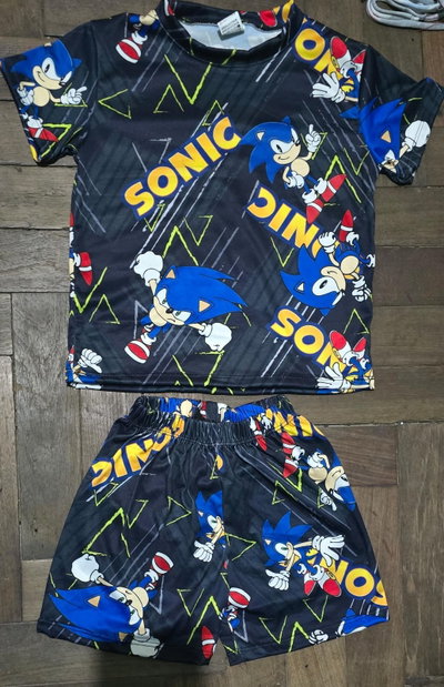 CORTO FULL PRINT KIDS - SONIC -