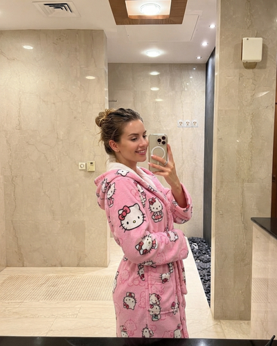 BATA SECADO RAPIDO KITTY ROSA
