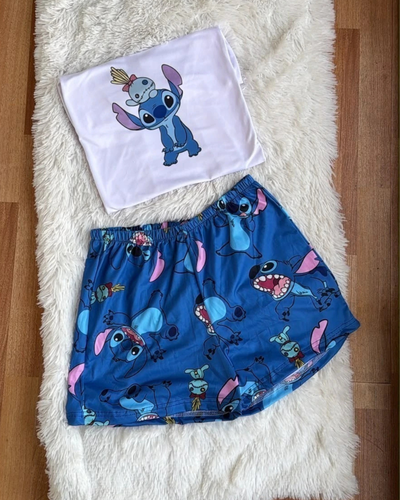 PIJAMA ANIMADO - STITCH Y SCRUMP - 