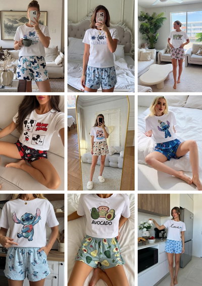 PACKS SURTIDOS PIJAMAS CORTOS ANIMADOS