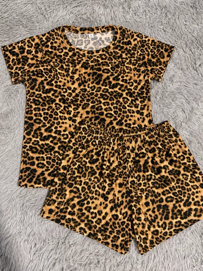 PIJAMA CORTO ANIMAL PRINT