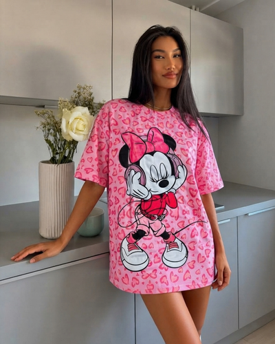 REMERON ANIMADO MINNIE PRINT ROSA