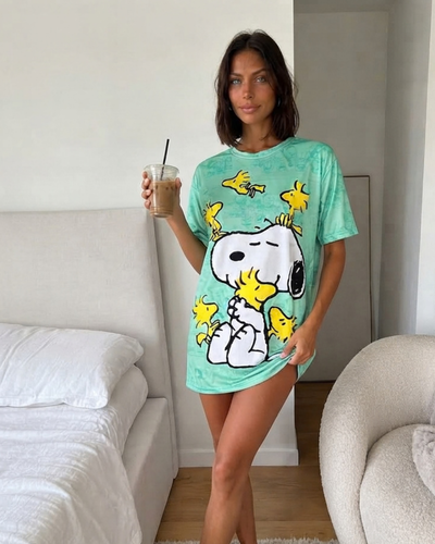 REMERON ANIMADO SNOOPY VERDE