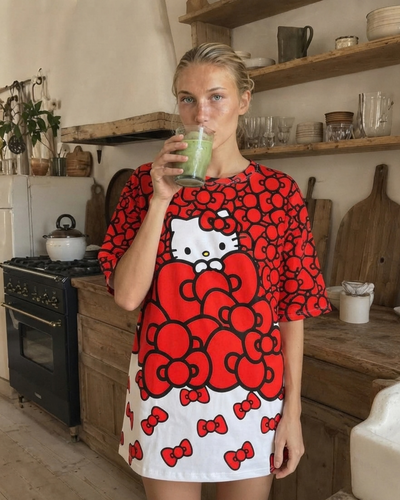 REMERON ANIMADO KITTY ROJO