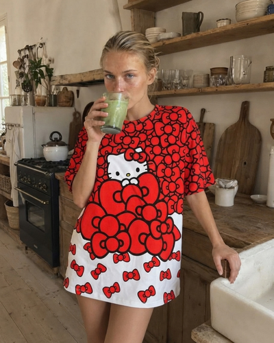 REMERON ANIMADO KITTY ROJO