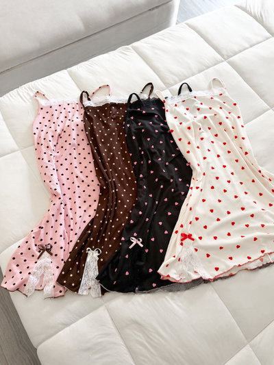 CAMISOLIN MORLEY ESTAMPADO ROSA LUNARES