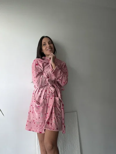 BATA ROSA ESTRELLAS