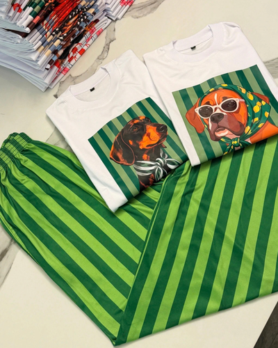PANTALON RAYADO VERDE
