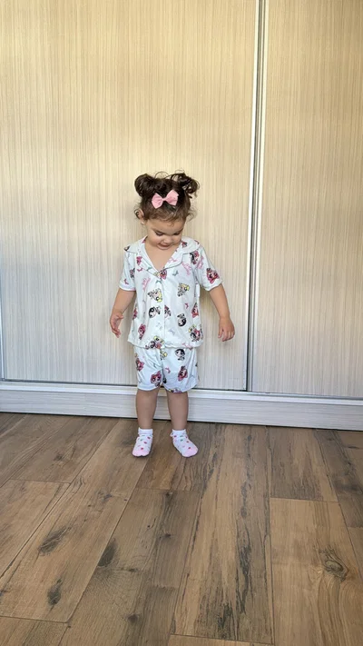 CAMISERO CORTO KIDS - CHICAS SUPERPODEROSAS -