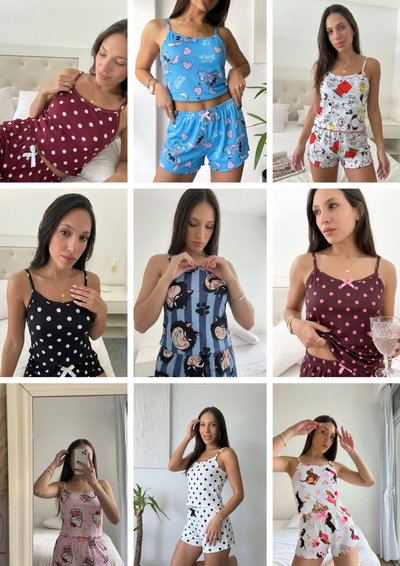 PACKS SURTIDOS PIJAMAS CORTOS FULL PRINT