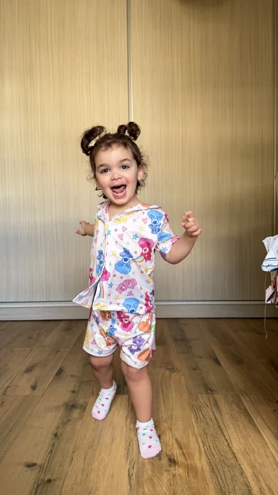 CAMISERO CORTO KIDS - OSOS CARIÑOSOS -