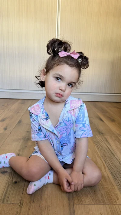 CAMISERO CORTO KIDS - STITCH -